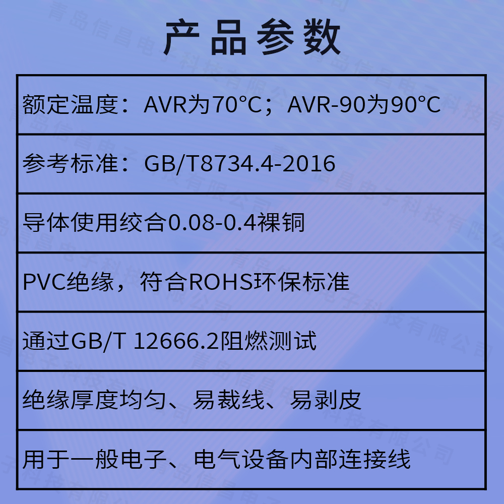 AVR-90耐温电线